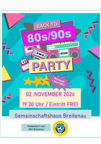 80er/90er Party